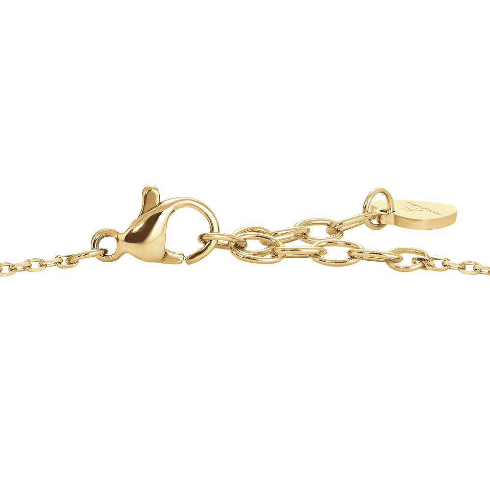 BRACCIALE DONNA IN ACCIAIO IP GOLD CON GOCCIA