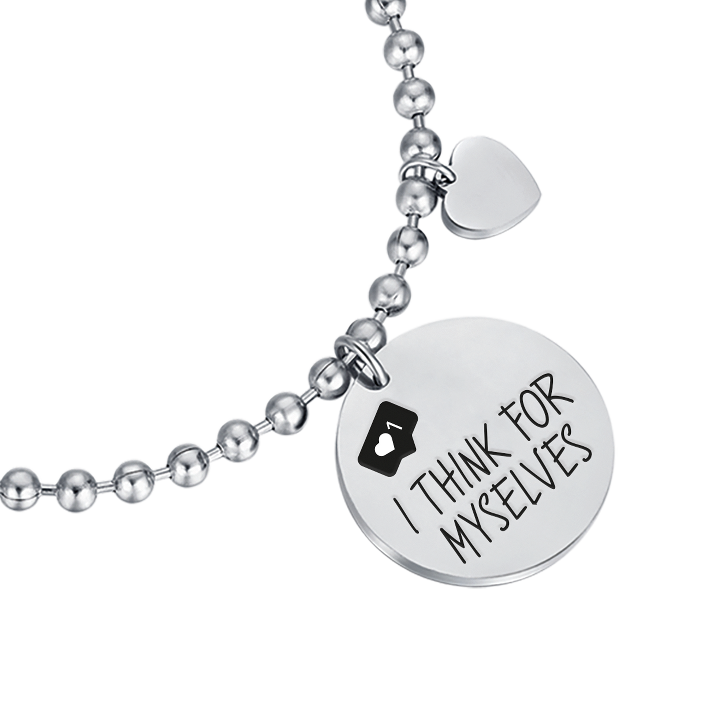 BRACCIALE DONNA IN ACCIAIO I THINK FOR MYSELVES