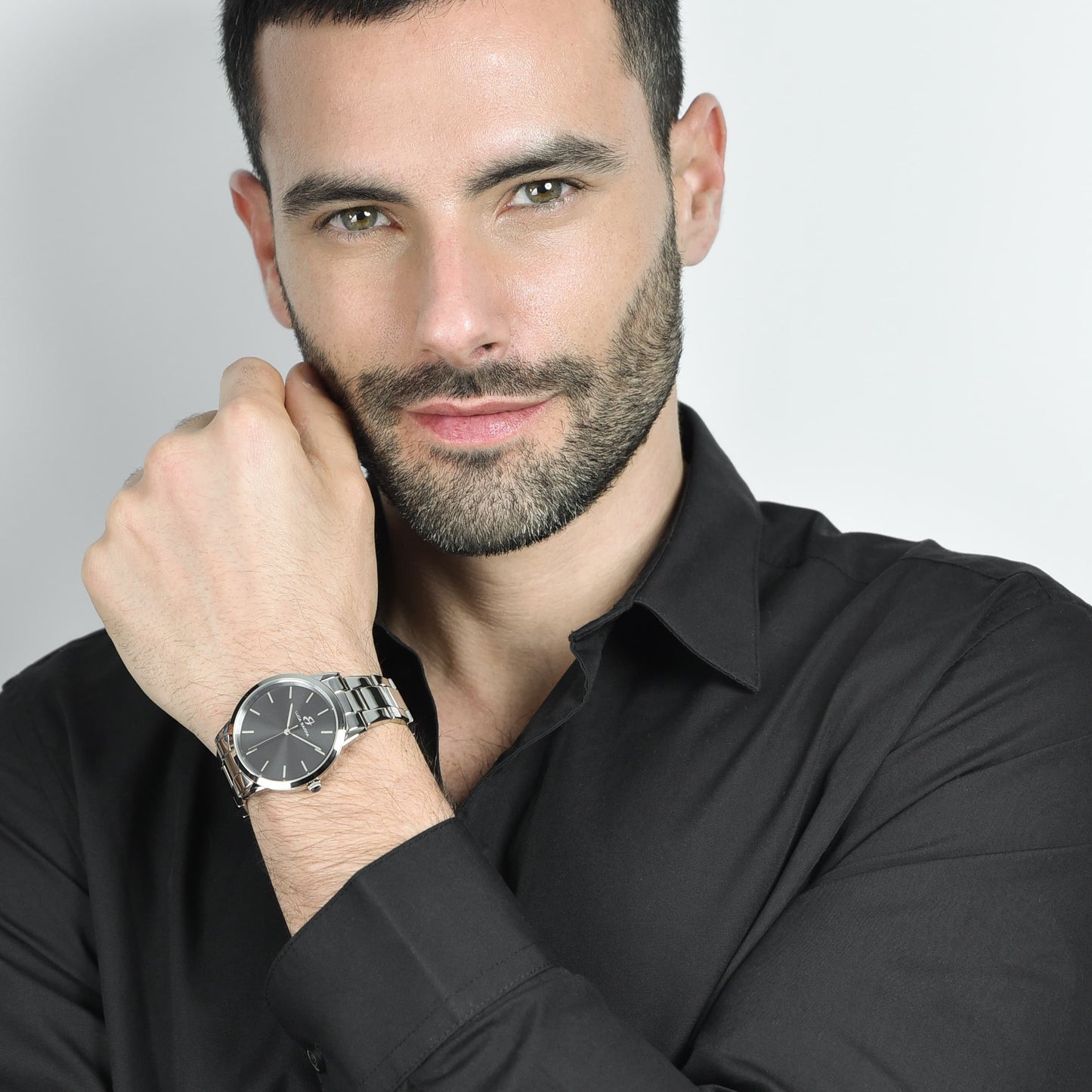 OROLOGIO DA UOMO IN ACCIAIO DORATO CON CASSA IN ACCIAIO DORATO QUADRANTE DORATO