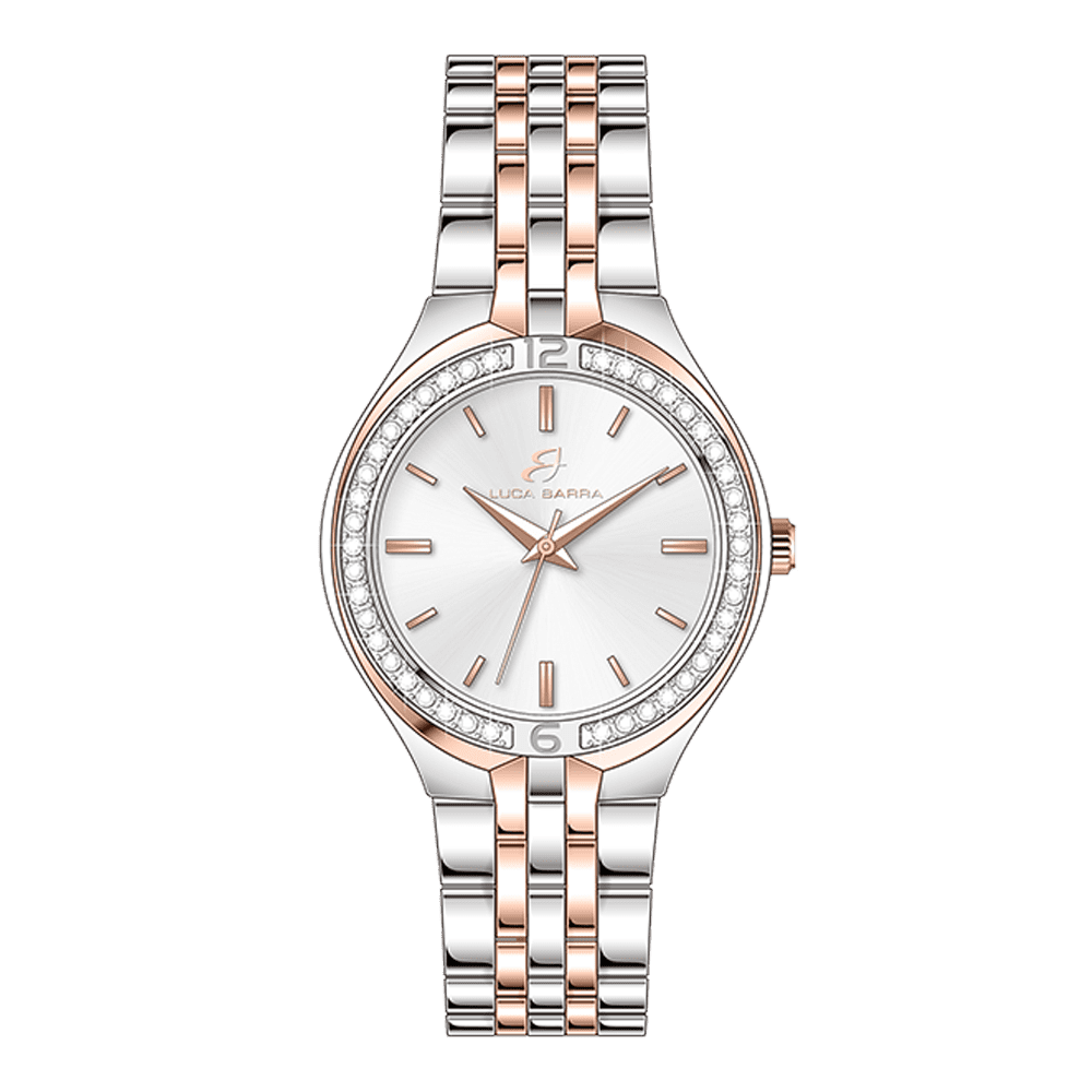 OROLOGIO DONNA IN ACCIAIO E IP ROSE GOLD Luca Barra