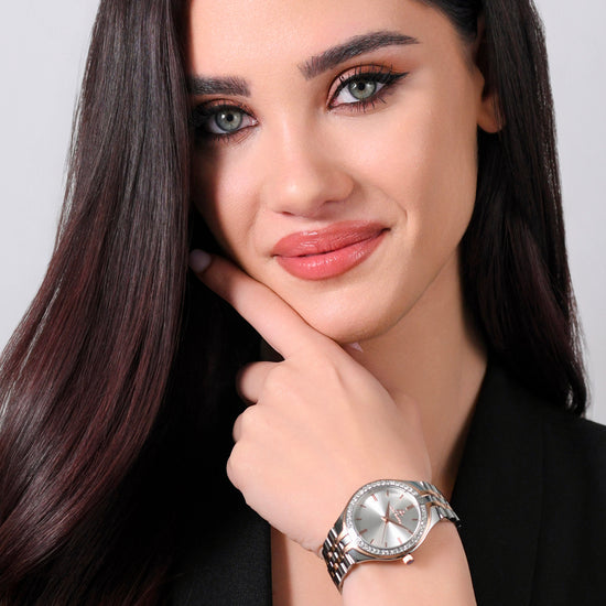 OROLOGIO DONNA IN ACCIAIO E IP ROSE GOLD