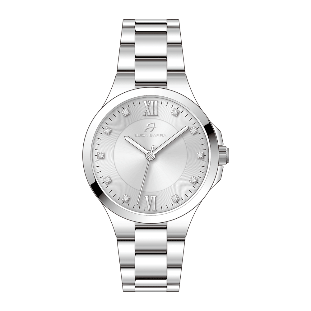 OROLOGIO DONNA IN ACCIAIO CON QUADRANTE SILVER