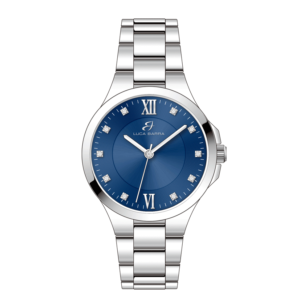 OROLOGIO DONNA IN ACCIAIO CON QUADRANTE BLU