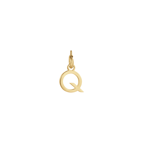 CHARM LETTERA G IN ACCIAIO DORATO