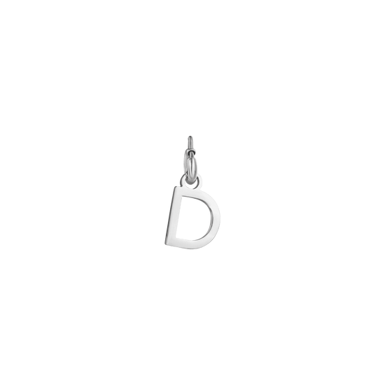 CHARM LETTERA IN ACCIAIO