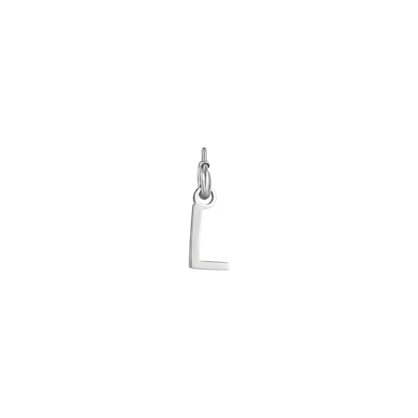 CHARM LETTERA IN ACCIAIO