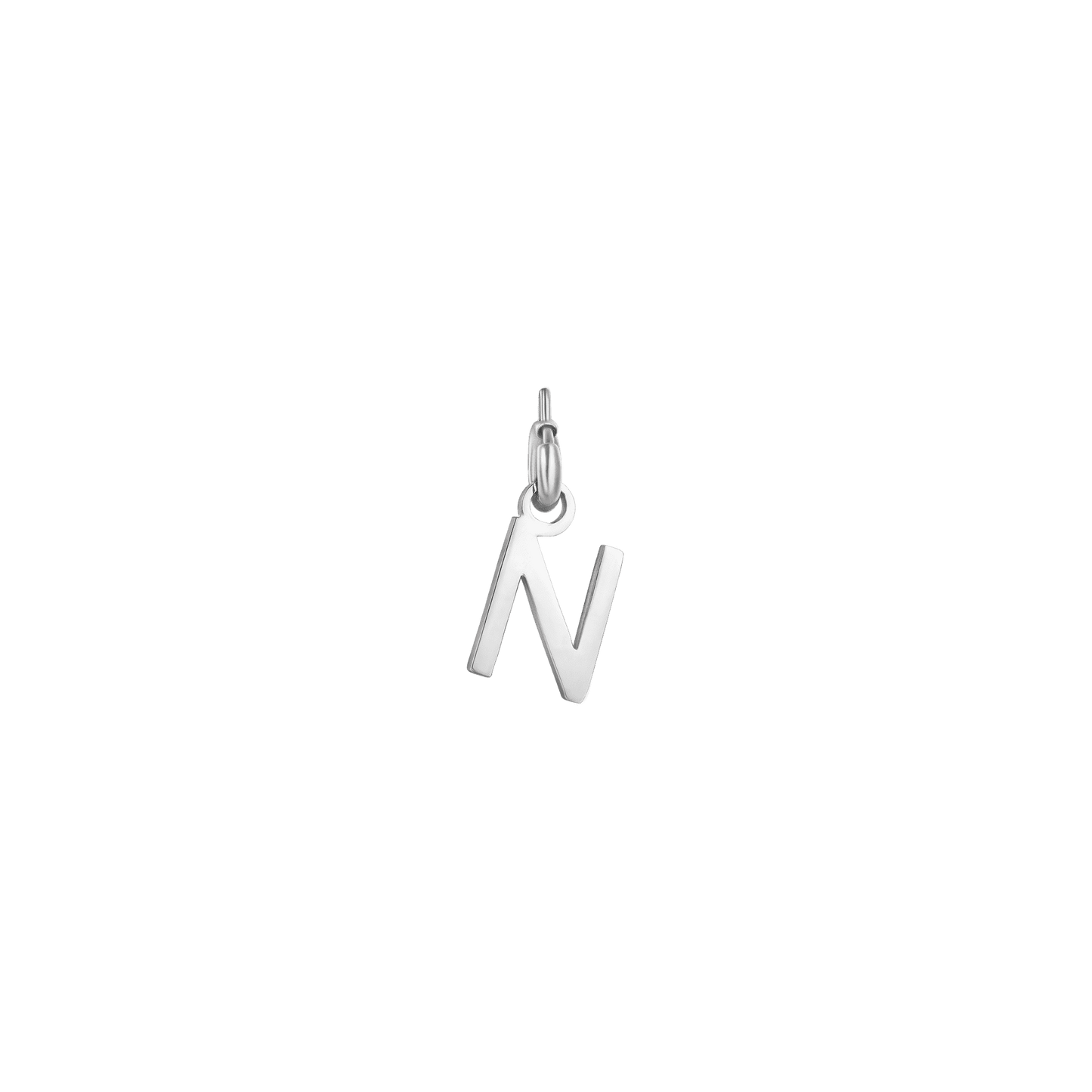 CHARM LETTERA IN ACCIAIO