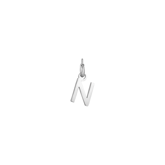 CHARM LETTERA IN ACCIAIO