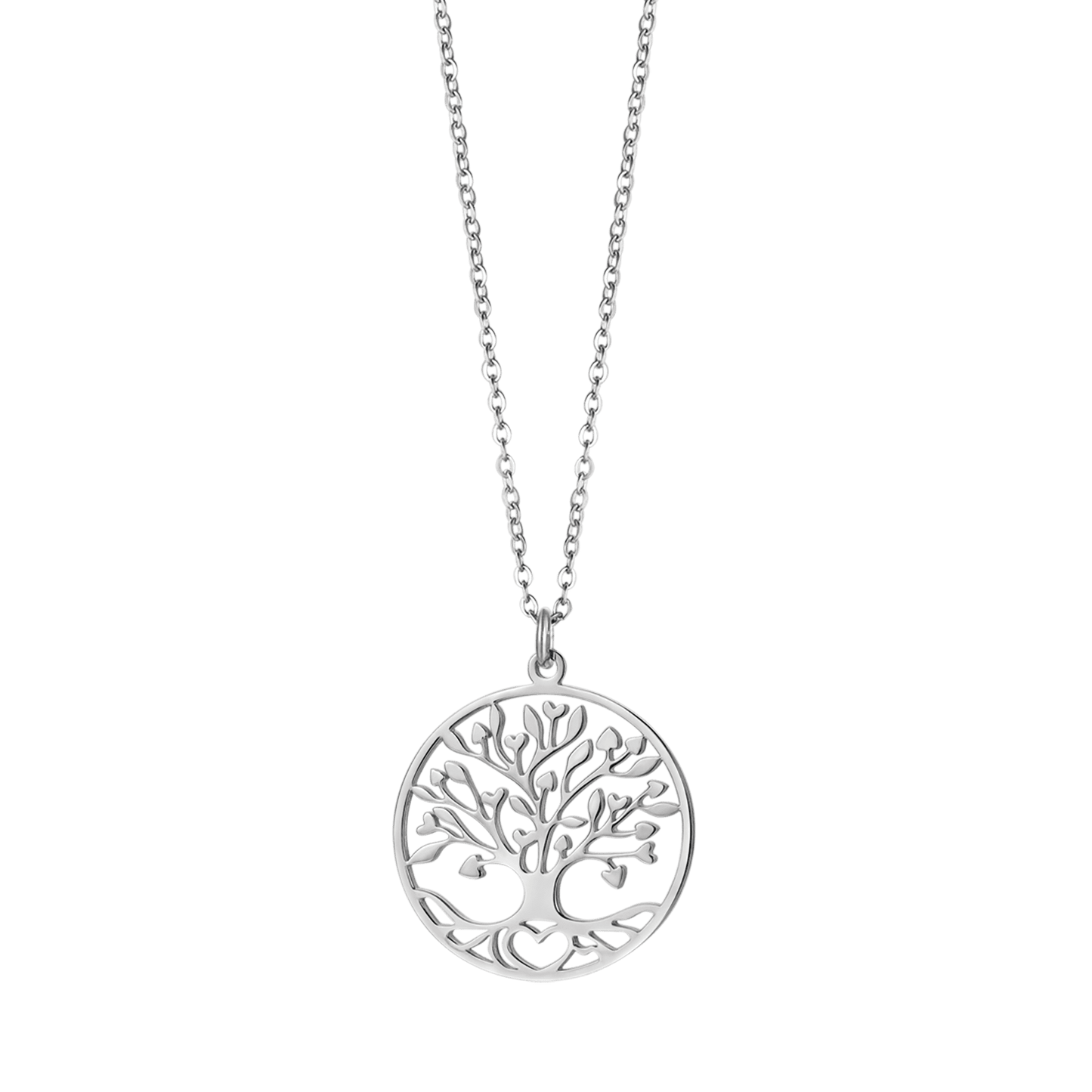 COLLANA DONNA IN ACCIAIO CON ALBERO DELLA VITA
