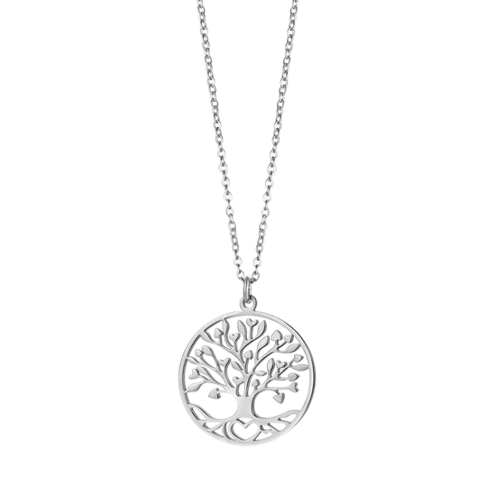 COLLANA DONNA IN ACCIAIO CON ALBERO DELLA VITA