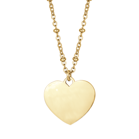 COLLANA DONNA PERSONALIZZATA IN ACCIAIO CON CUORE