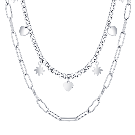 ALEXCRAFT Collana Donna Argento Sterling 925 con Collana Pendente ALEXCRAFT Collana Donna Argento Sterling 925 con Collana Pendente