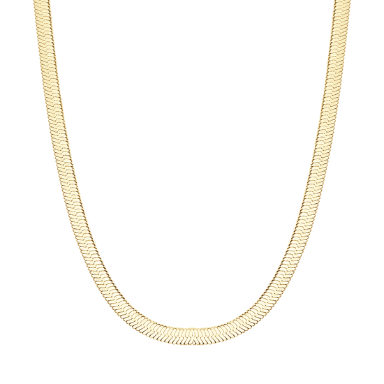 COLLANA DONNA SNAKE IN ACCIAIO IP GOLD