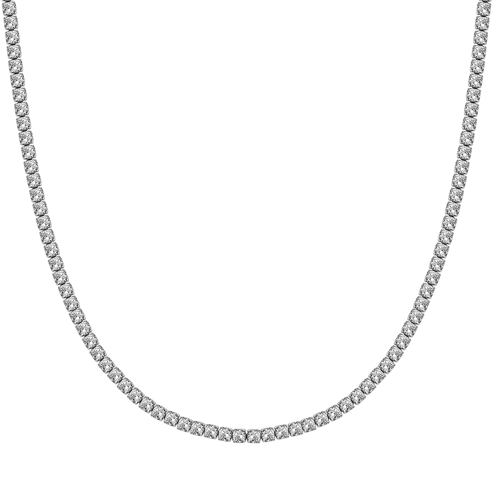 Collana tennis in argento e zirconi - ORO&CO 925 - Luxury Zone Collana tennis in argento e zirconi - ORO&CO 925 - Luxury Zone