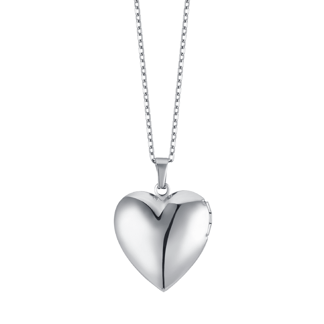 COLLANA DONNA IN ACCIAIO CON CUORE Luca Barra