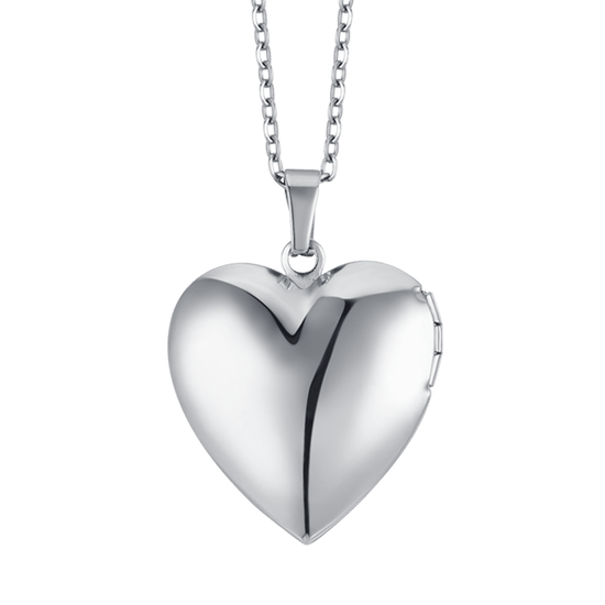 COLLANA DONNA IN ACCIAIO CON CUORE