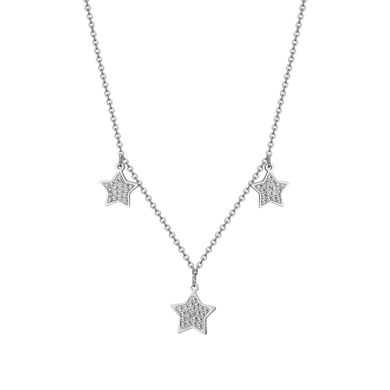 Solitario Classico con Cristalli di Zirconia in Argento Sterling 925 Solitario Classico con Cristalli di Zirconia in Argento Sterling 925
