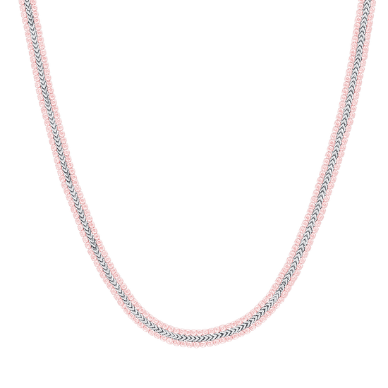 Collana Tennis in Argento 925 con zirconi e pietra centrale in vari colori - Kulto 925 Collana Tennis in Argento 925 con zirconi e pietra centrale in vari colori - Kulto 925