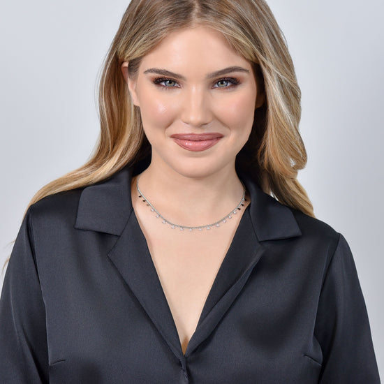 COLLANA DONNA IN ACCIAIO CON TRIANGOLI