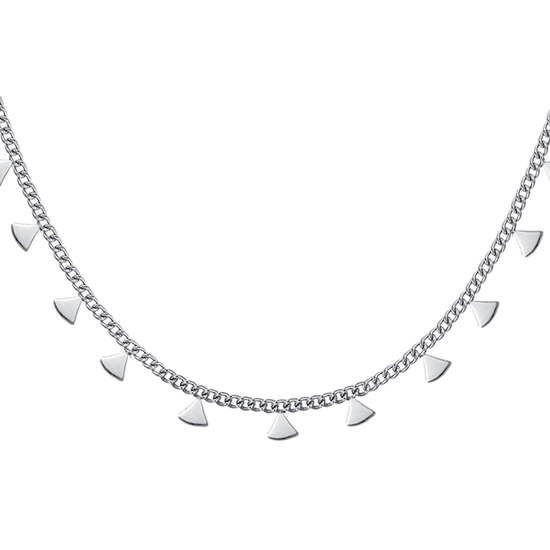 COLLANA DONNA IN ACCIAIO CON TRIANGOLI