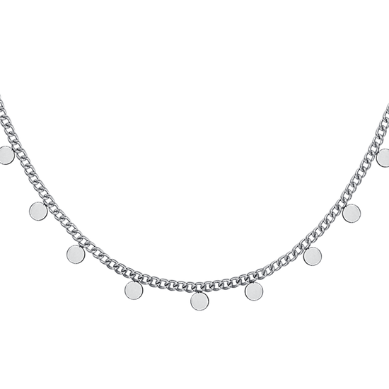 COLLANA DONNA IN ACCIAIO CON CERCHI