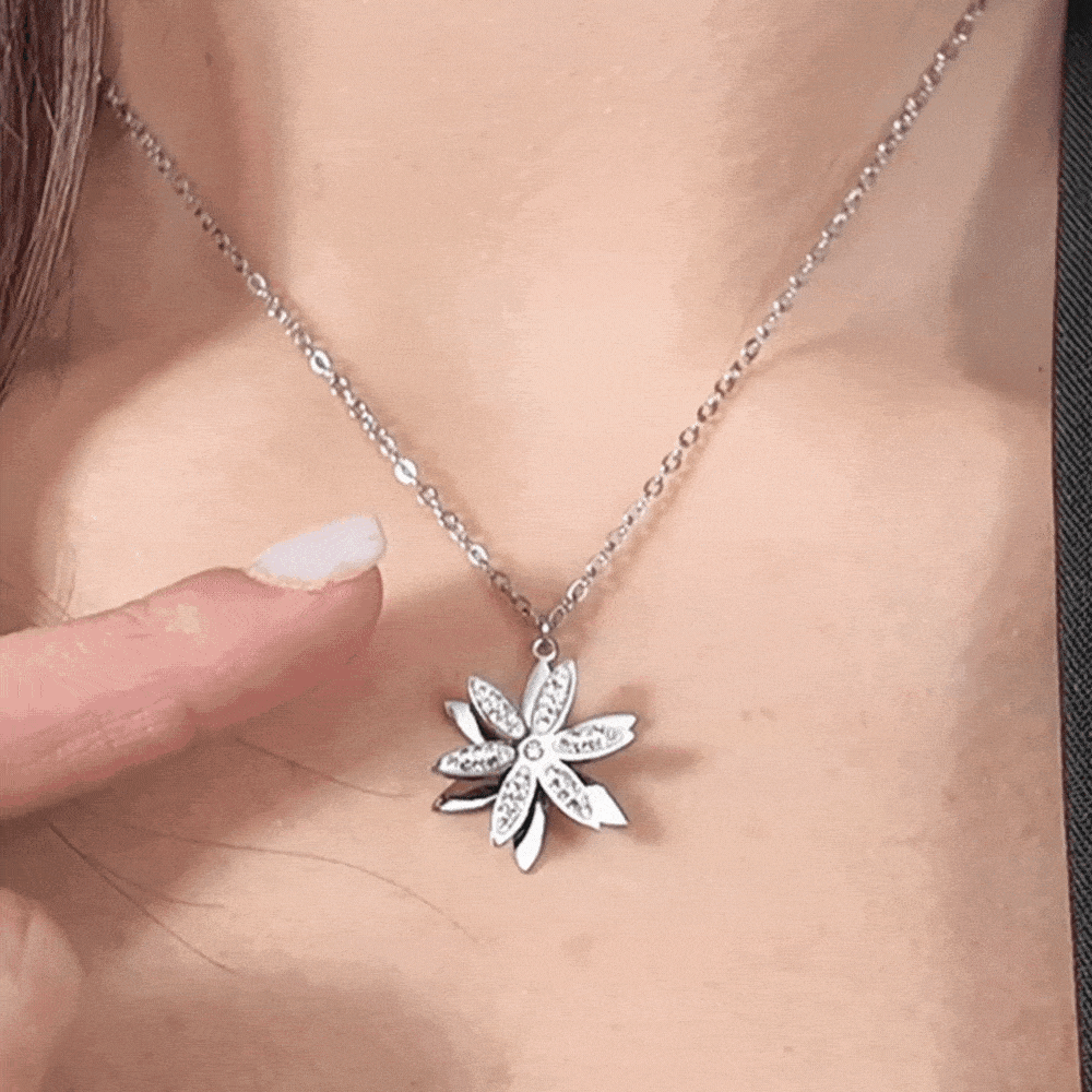 Collana donna Luca Barra con Luna e Cuore CK1451 - Gioielleria Bacile