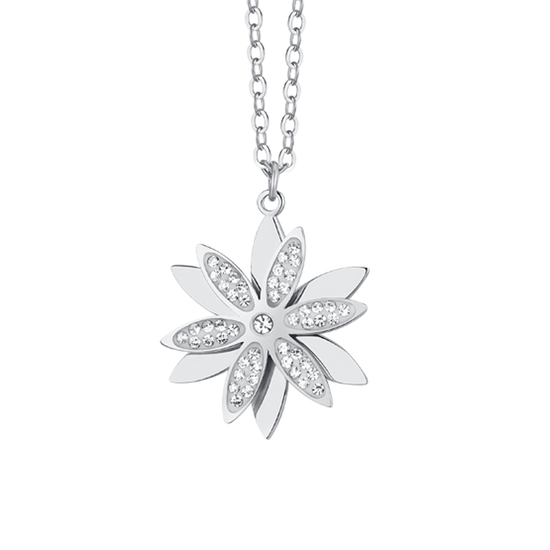 COLLANA DONNA IN ACCIAIO FIORE DELLA VITA GIREVOLE