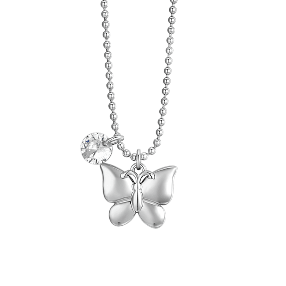 Collana Amen - Donna in Argento Farfalla Zirconi Bianchi CLBUBB Collana Amen - Donna in Argento Farfalla Zirconi Bianchi CLBUBB