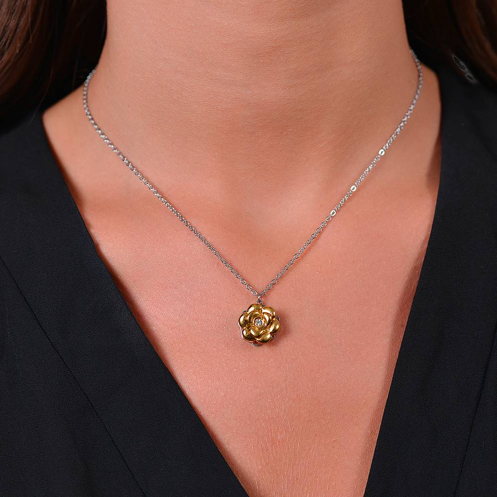 Collana con diamanti in oro rosa Move Classique | 03997-PG Collana con diamanti in oro rosa Move Classique | 03997-PG