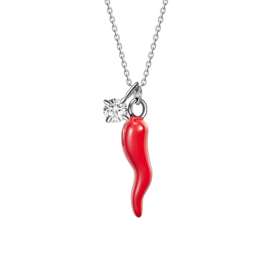 collana acciaio geco a ciondolo con punto dorato oro lucertola collana acciaio geco a ciondolo con punto dorato oro lucertola