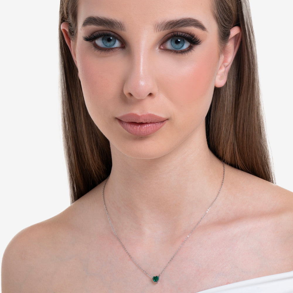 Collana di catena e perle in resina trasparenti verde acqua - Gioie... | su Collana di catena e perle in resina trasparenti verde acqua - Gioie... | su