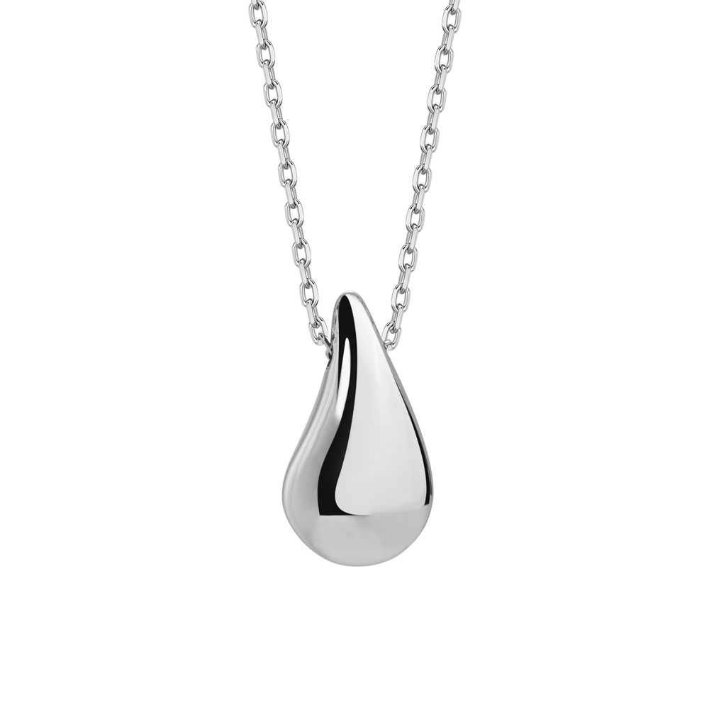 COLLANA DONNA IN ACCIAIO CON GOCCIA