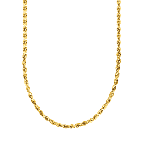 COLLANA UNISEX TORCHON IN ACCIAIO 4 MM Luca Barra