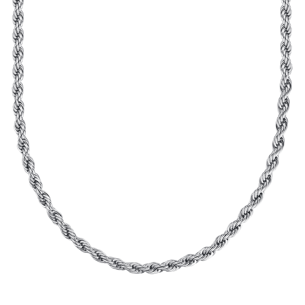COLLANA UNISEX IN ACCIAIO 6 MM