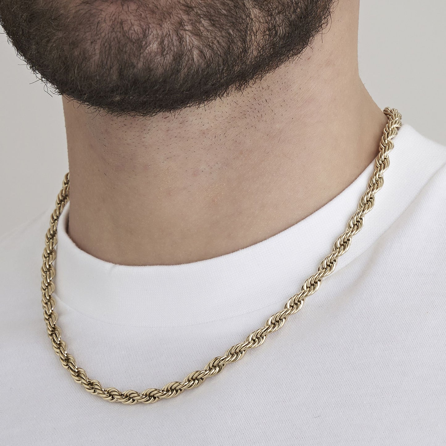 COLLANA UNISEX IN ACCIAIO 6 MM