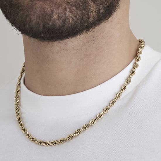 COLLANA UNISEX IN ACCIAIO 6 MM