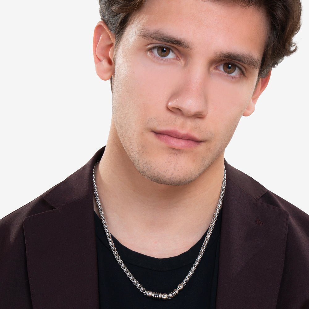 COLLANA UOMO IN ACCIAIO