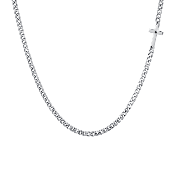 PROSTEEL Collana Uomo E Donna Con Ciondolo Fasi Lunari - Gioiello Rettangolare In Acciaio Inossidabile Con Placcatura Oro E Nero, Idea Regalo Unisex In Confezione Elegante