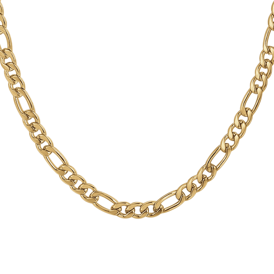 COLLANA UOMO IN ACCIAIO  IP GOLD