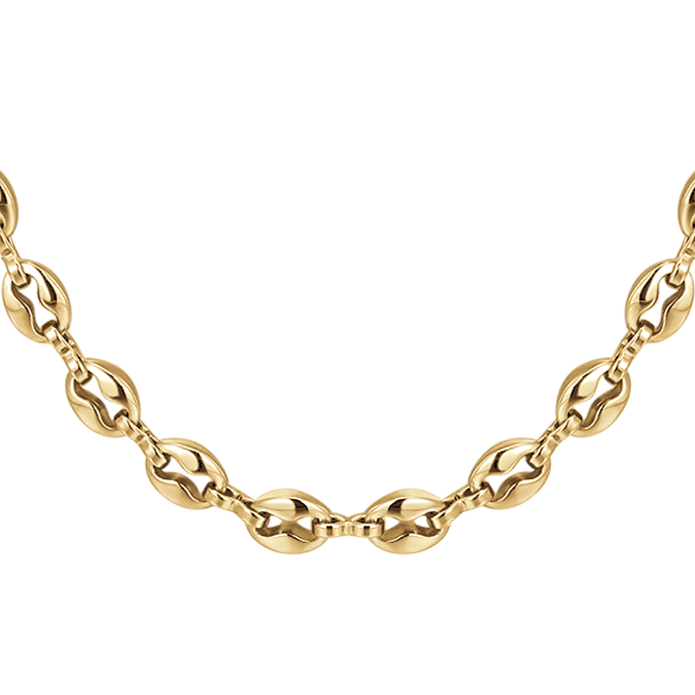 COLLANA UOMO IN ACCIAIO IP GOLD