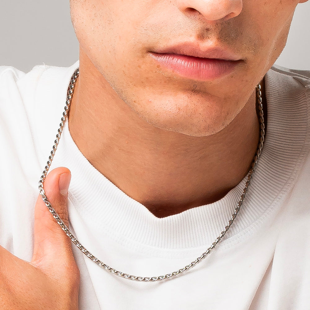 COLLAR DE ACERO PARA HOMBRES