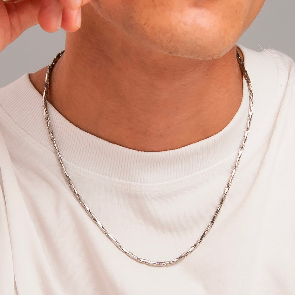 COLLIER EN ACIER POUR HOMMES