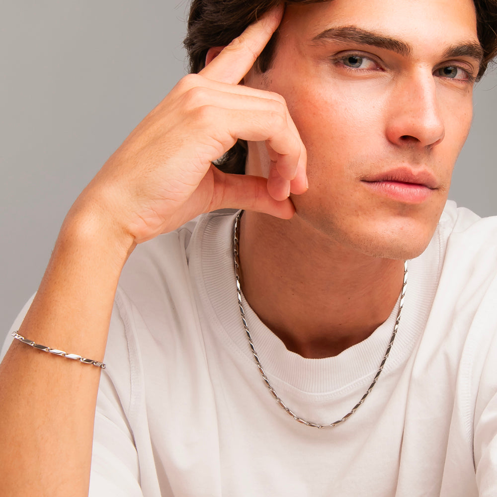 COLLANA UOMO IN ACCIAIO