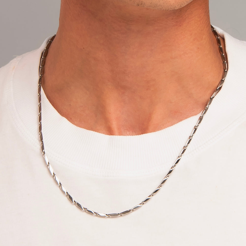 STEEL MEN'S NECKLACE