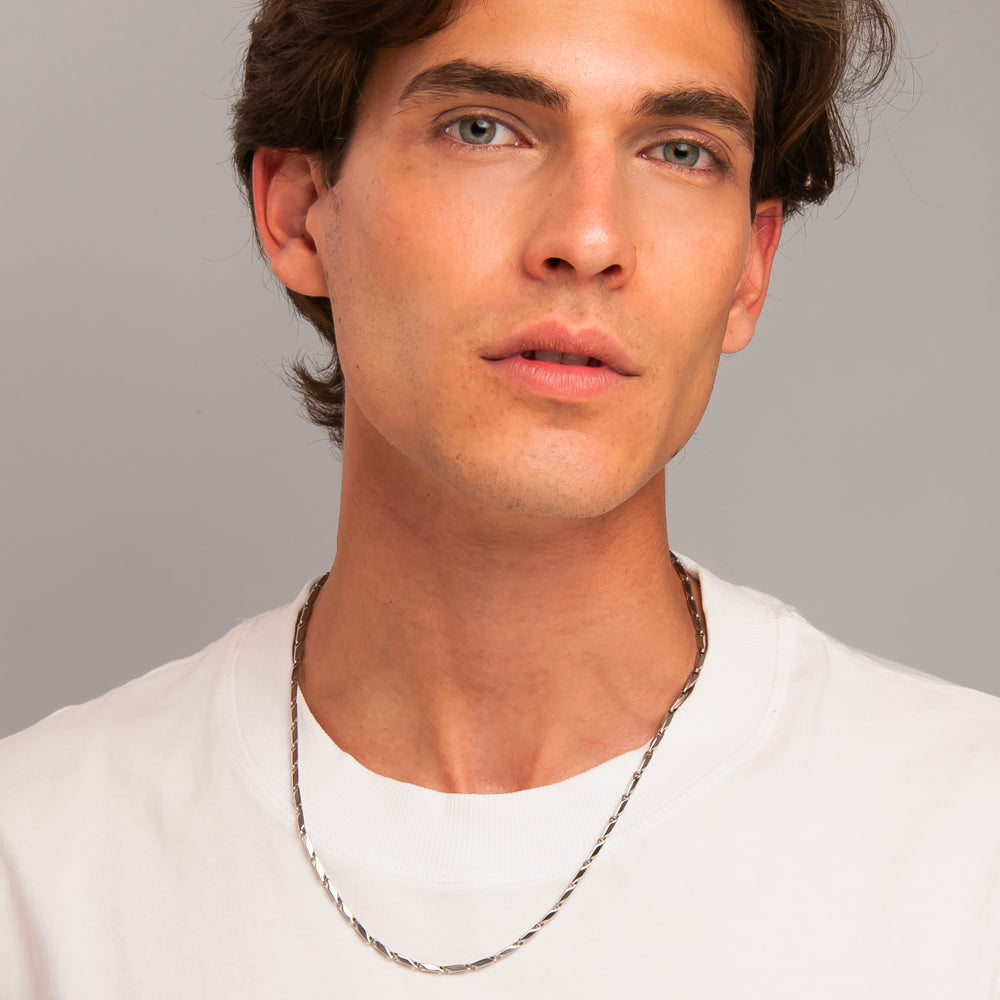 STEEL MEN'S NECKLACE