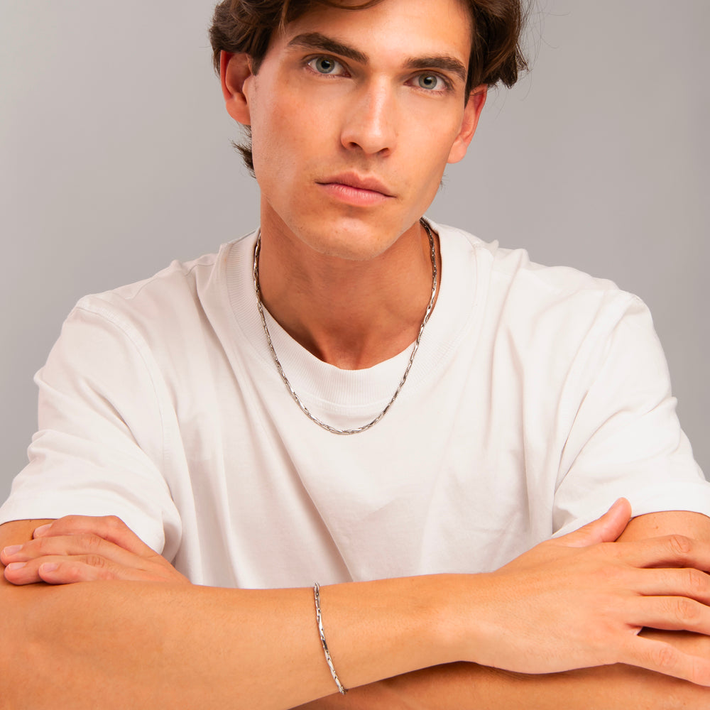 STEEL MEN'S NECKLACE