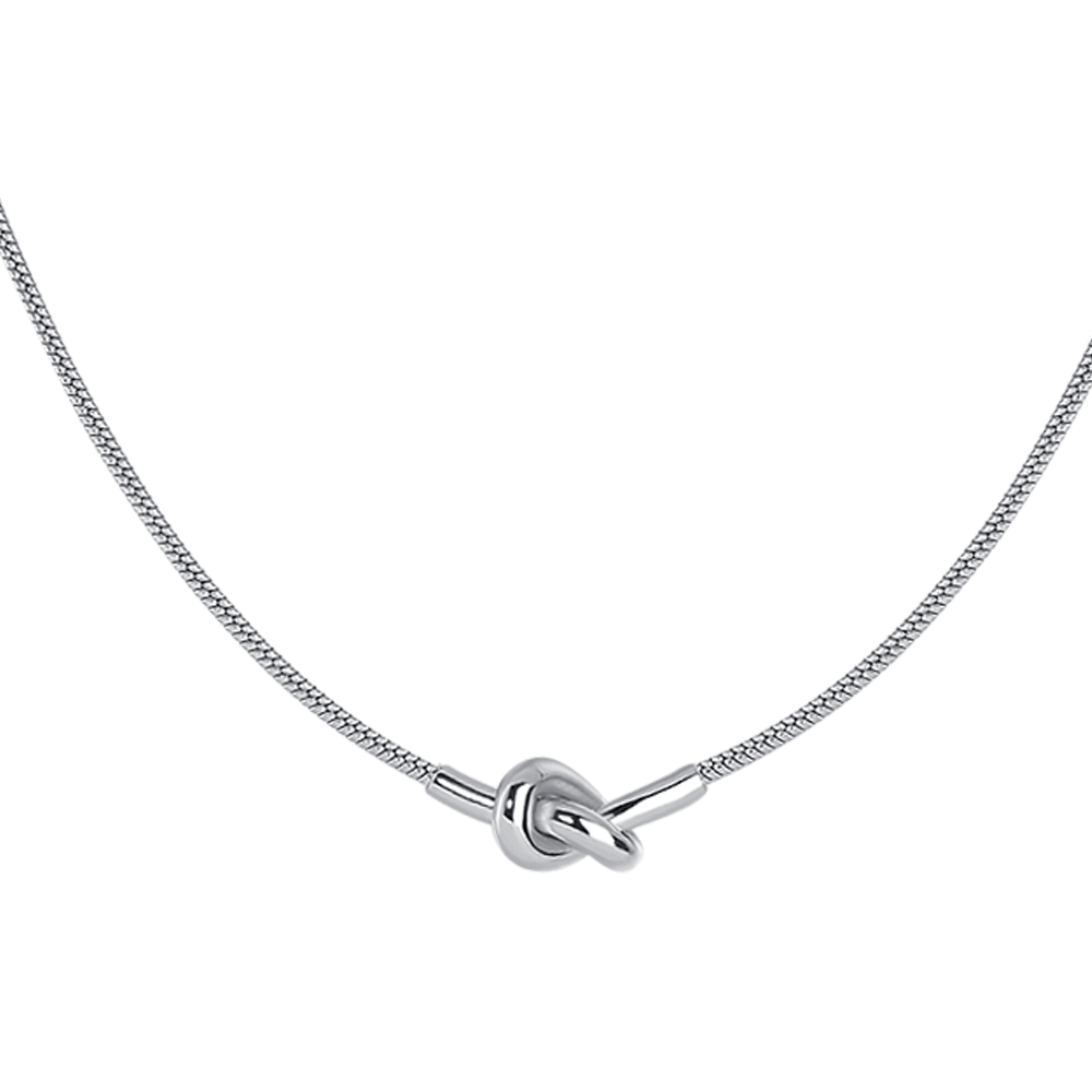 COLLANA UOMO IN ACCIAIO CON NODO