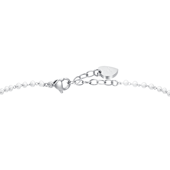 Cavigliera Con Perline Rosa E Palline Lisce Con Uva Pvc E Perla - Foto 5