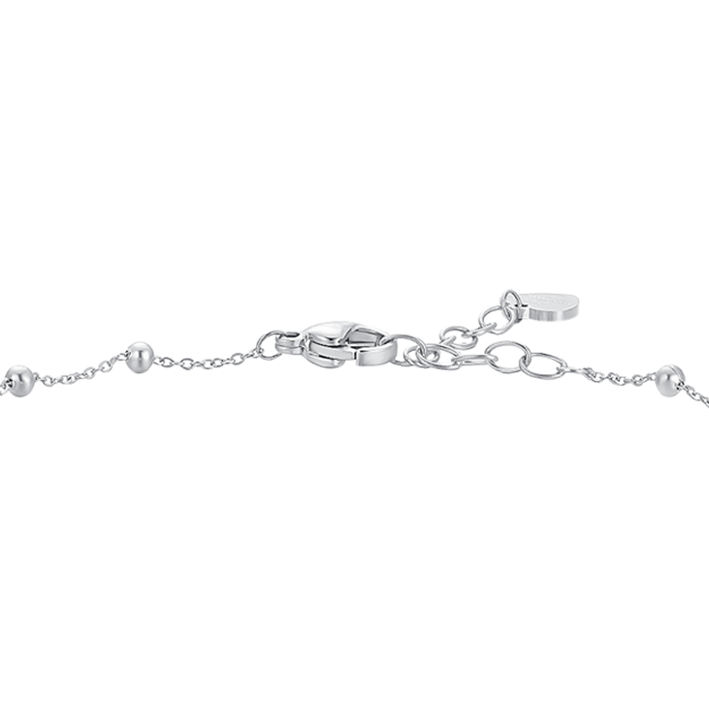 CAVIGLIERA DONNA IN ACCIAIO CON SFERE