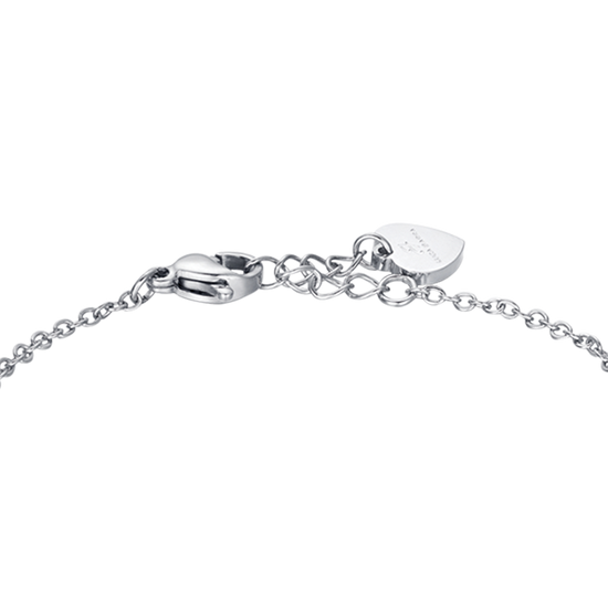 BRACCIALE BAMBINA PERSONALIZZABILE IN ACCIAIO CON COCCINELLA